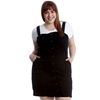 Immagine di JEANS DUNGAREE BLACK DRESS STRETCH WITH BUTTONS